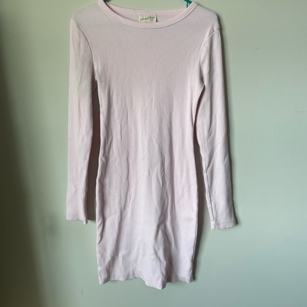Light Pink Long Sleeve Dress
